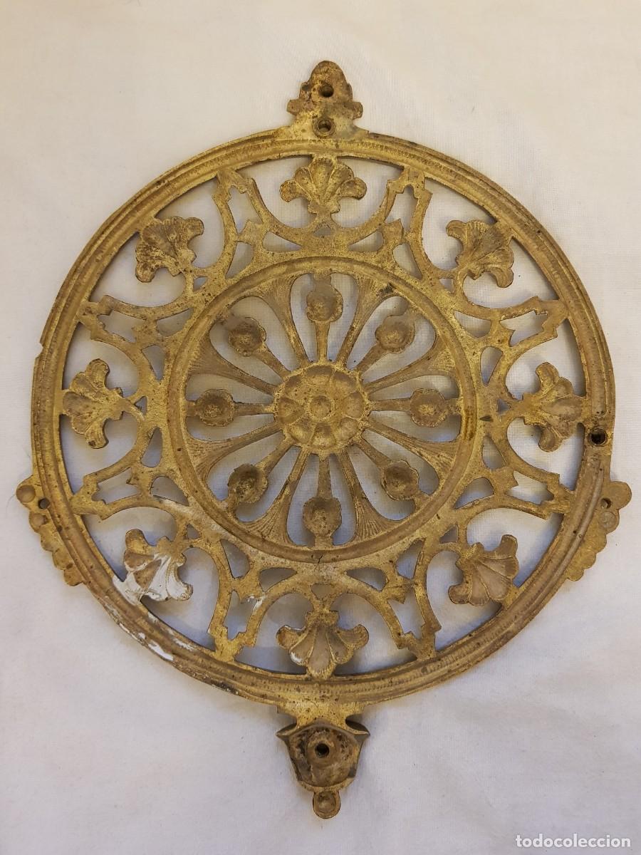 Antig&uuml;edades: Aplique de bronce siglo XIX - Foto 2