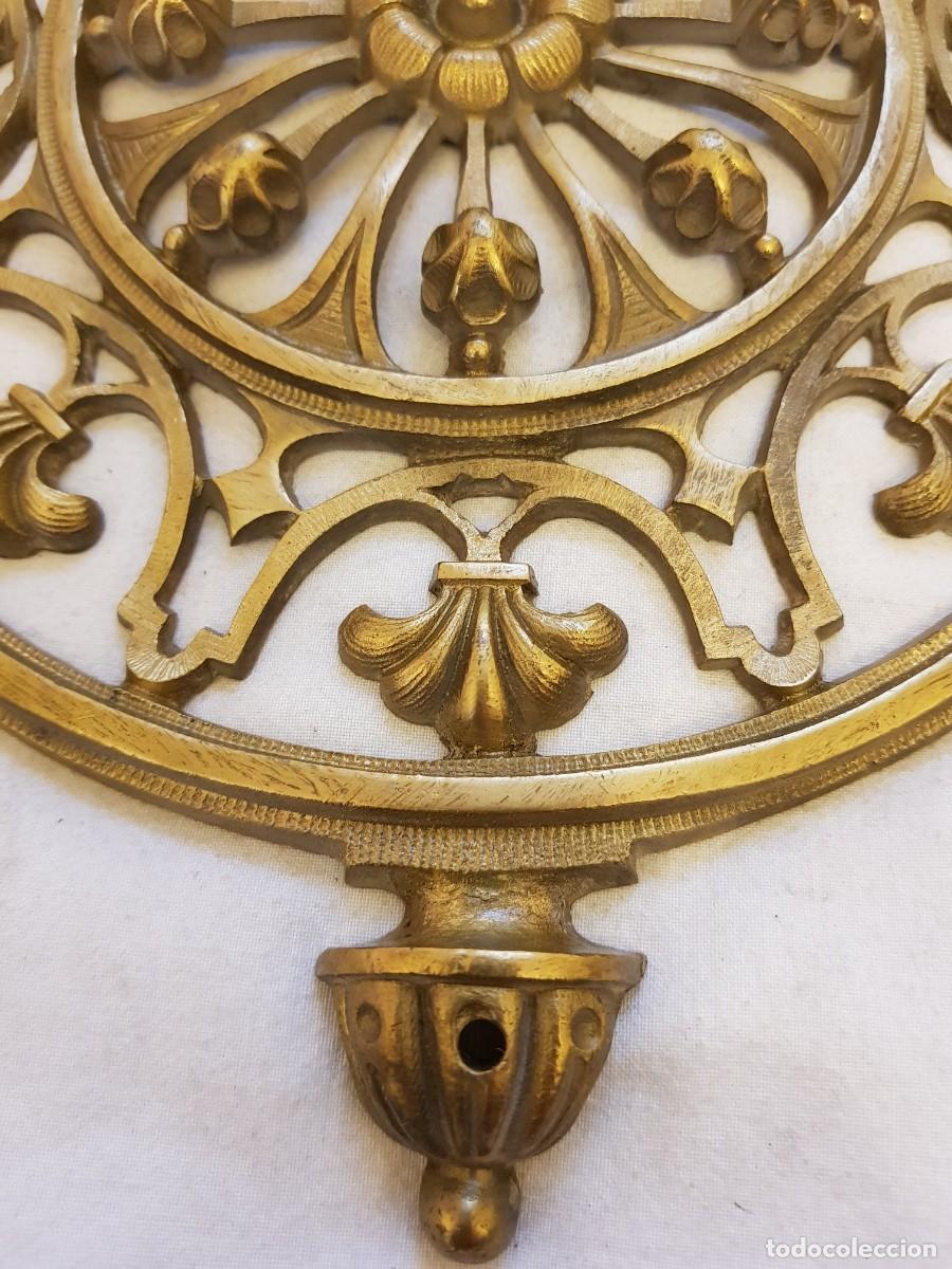 Antig&uuml;edades: Aplique de bronce siglo XIX - Foto 3