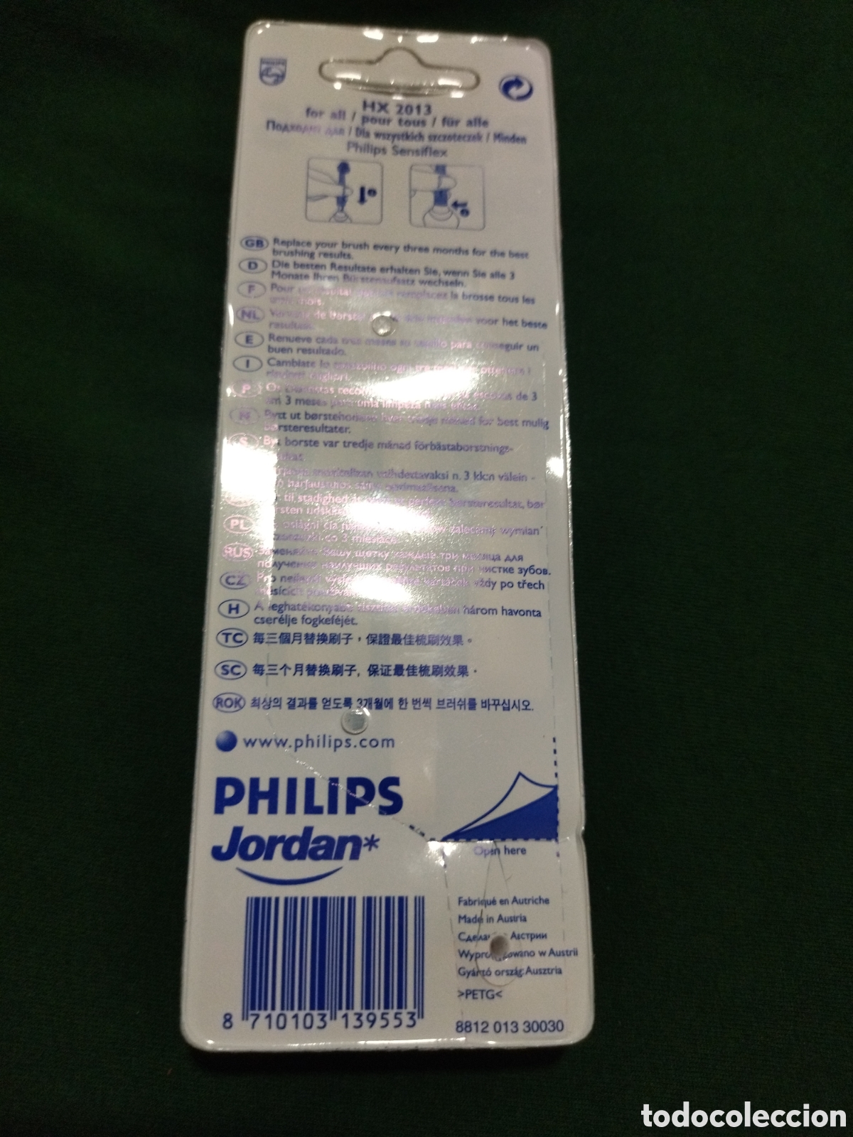 Antig&uuml;edades: Phillips.Recambios de cepillo el&eacute;ctrico. - Foto 3
