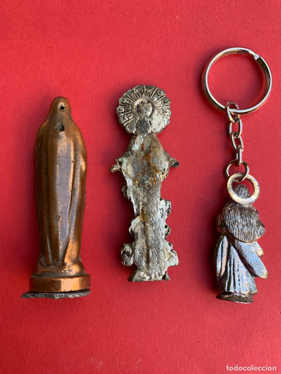 Antig&uuml;edades: FIGURASRELIGIOSAS DE METAL MACIZO V&Iacute;RGENES ANTIGUAS