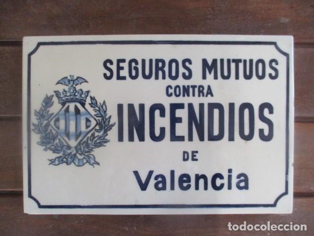 Antig&uuml;edades: Azulejo seguro de Incendios Valencia