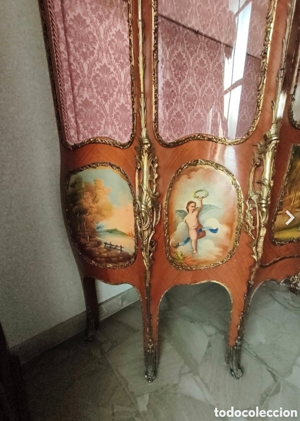 Antig&uuml;edades: Vitrina estilo Luis XVI - Foto 4
