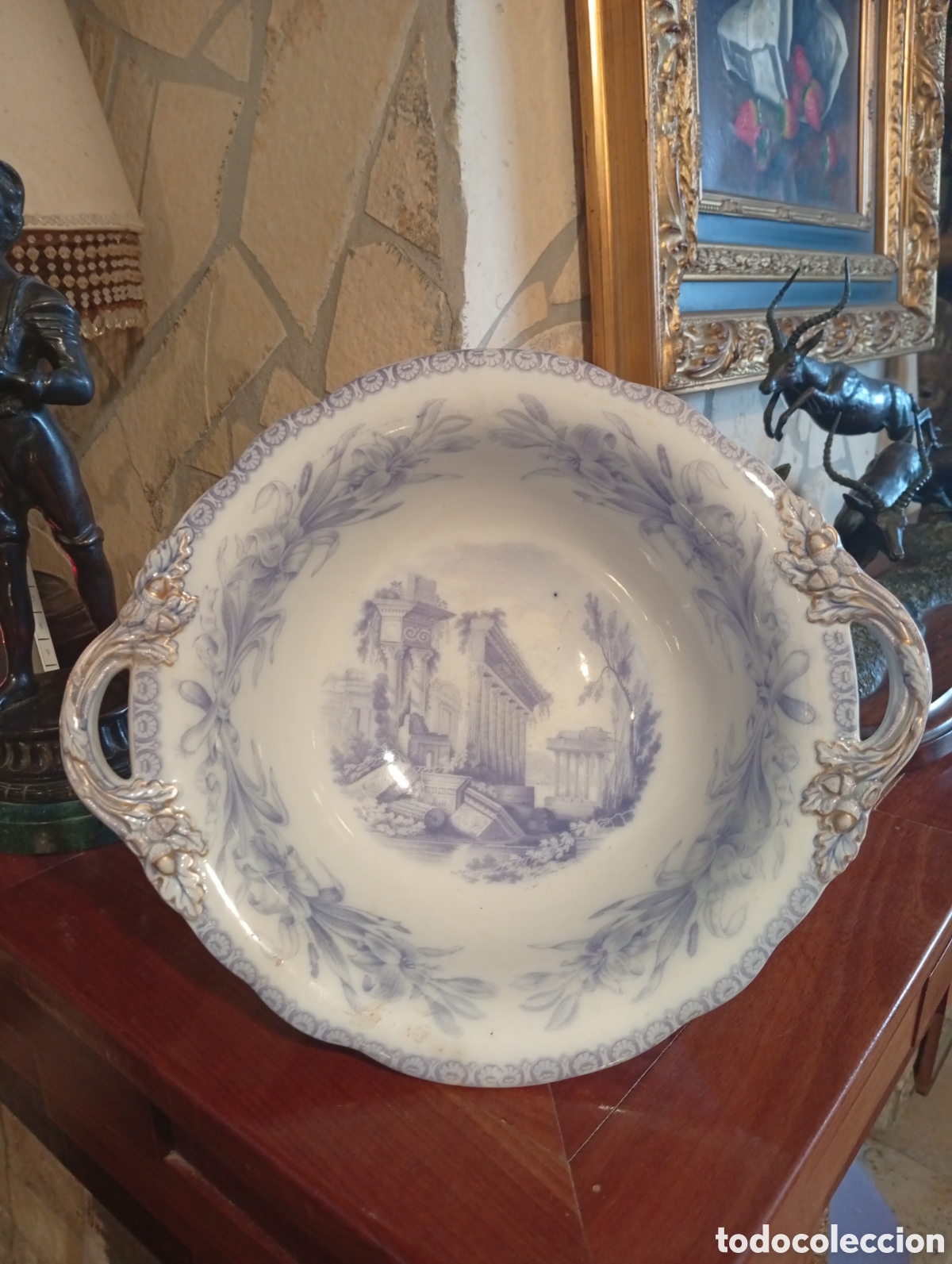 Antig&uuml;edades: Copeland s.xix centro de mesa. - Foto 3