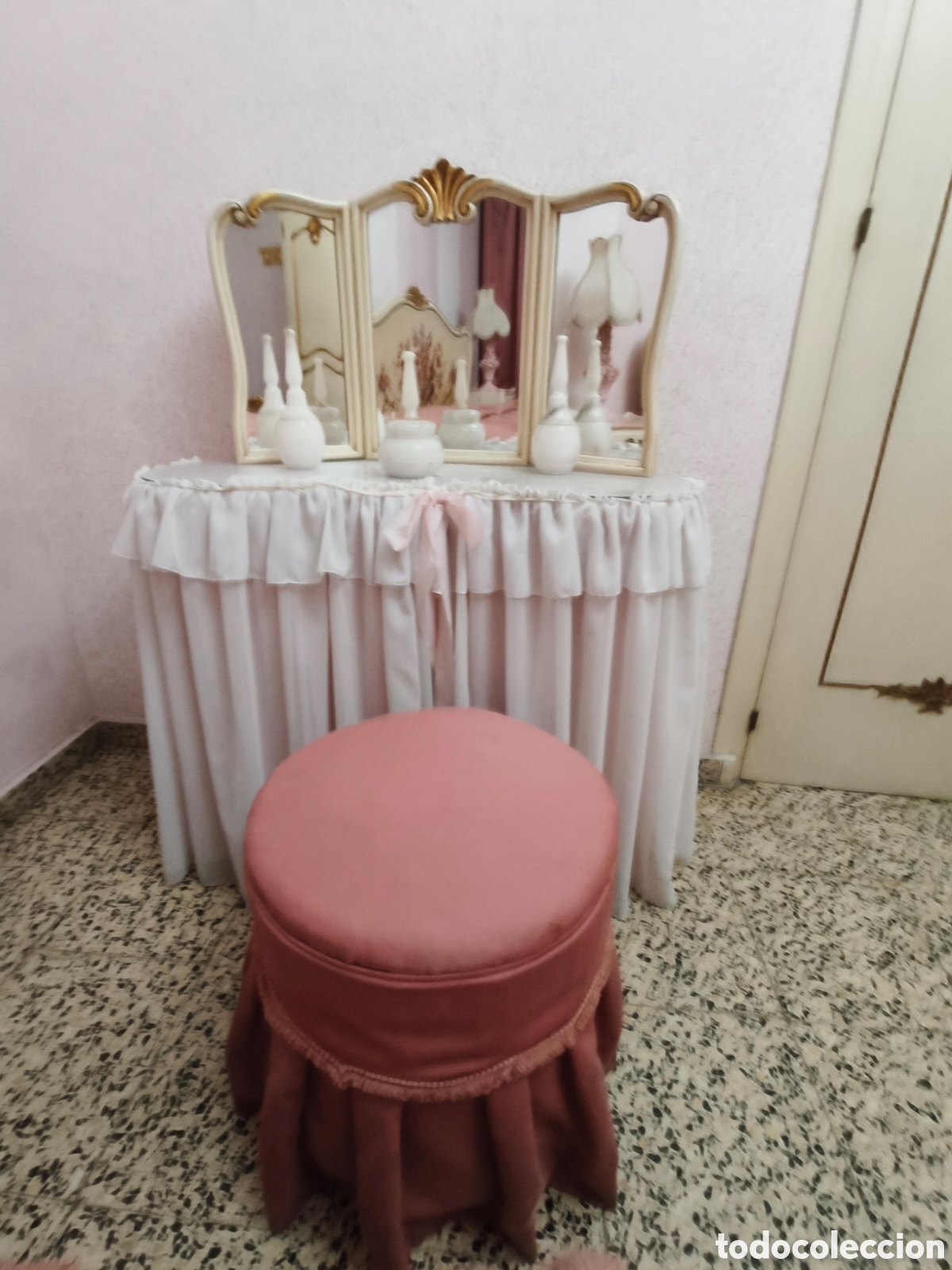 Antig&uuml;edades: Tocador c&oacute;moda antigua - Foto 2