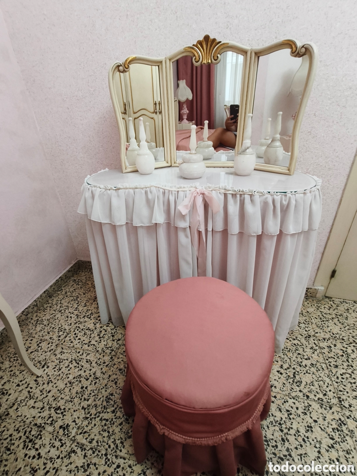 Antig&uuml;edades: Tocador c&oacute;moda antigua - Foto 4