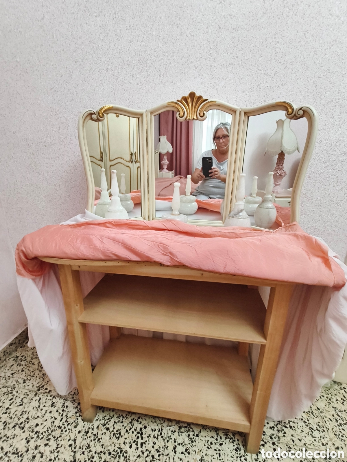 Antig&uuml;edades: Tocador c&oacute;moda antigua - Foto 5