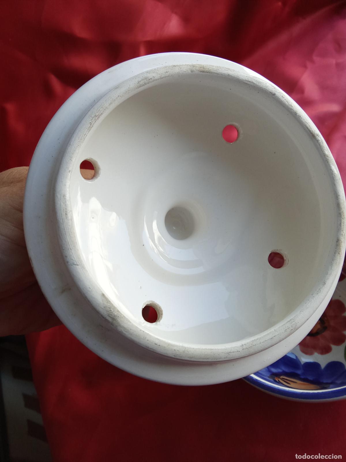 Antig&uuml;edades: Cuenco de manises violetero V.12 - Foto 4