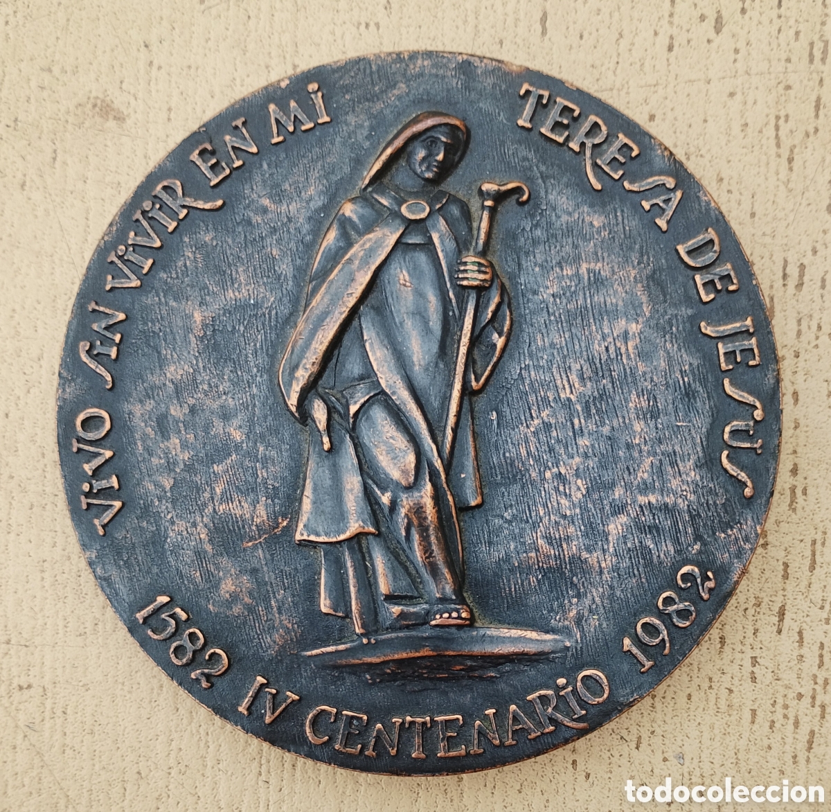 Antig&uuml;edades: Medalla IV Centenario Teresa de Jes&uacute;s Caja General de Ahorros y Monte de Piedad de &Aacute;vila