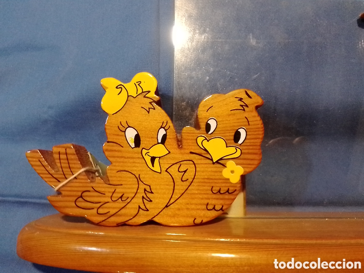 Antig&uuml;edades: Portarretratos infantil de madera - Foto 4