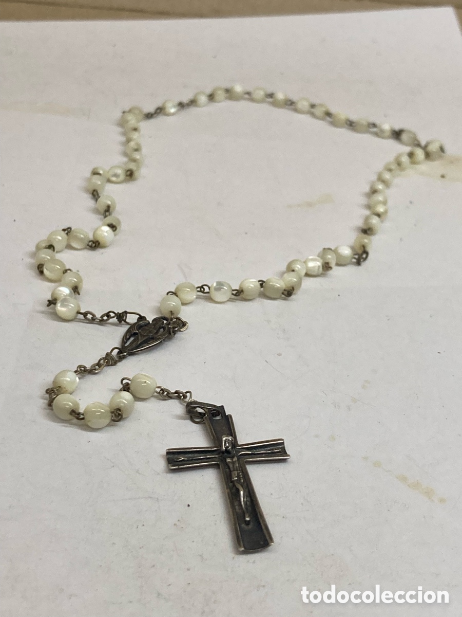 Antig&uuml;edades: Rosario de plata CC498