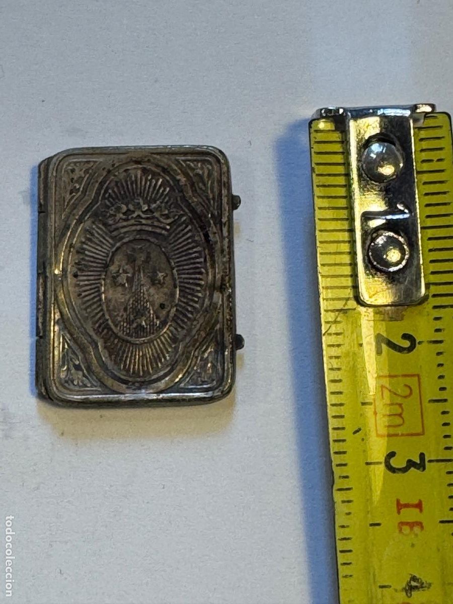 Antig&uuml;edades: LIBRO RELIGIOSO MINIATURA EN METAL / COMPRA MIN&Iacute;MA 5 &euro;