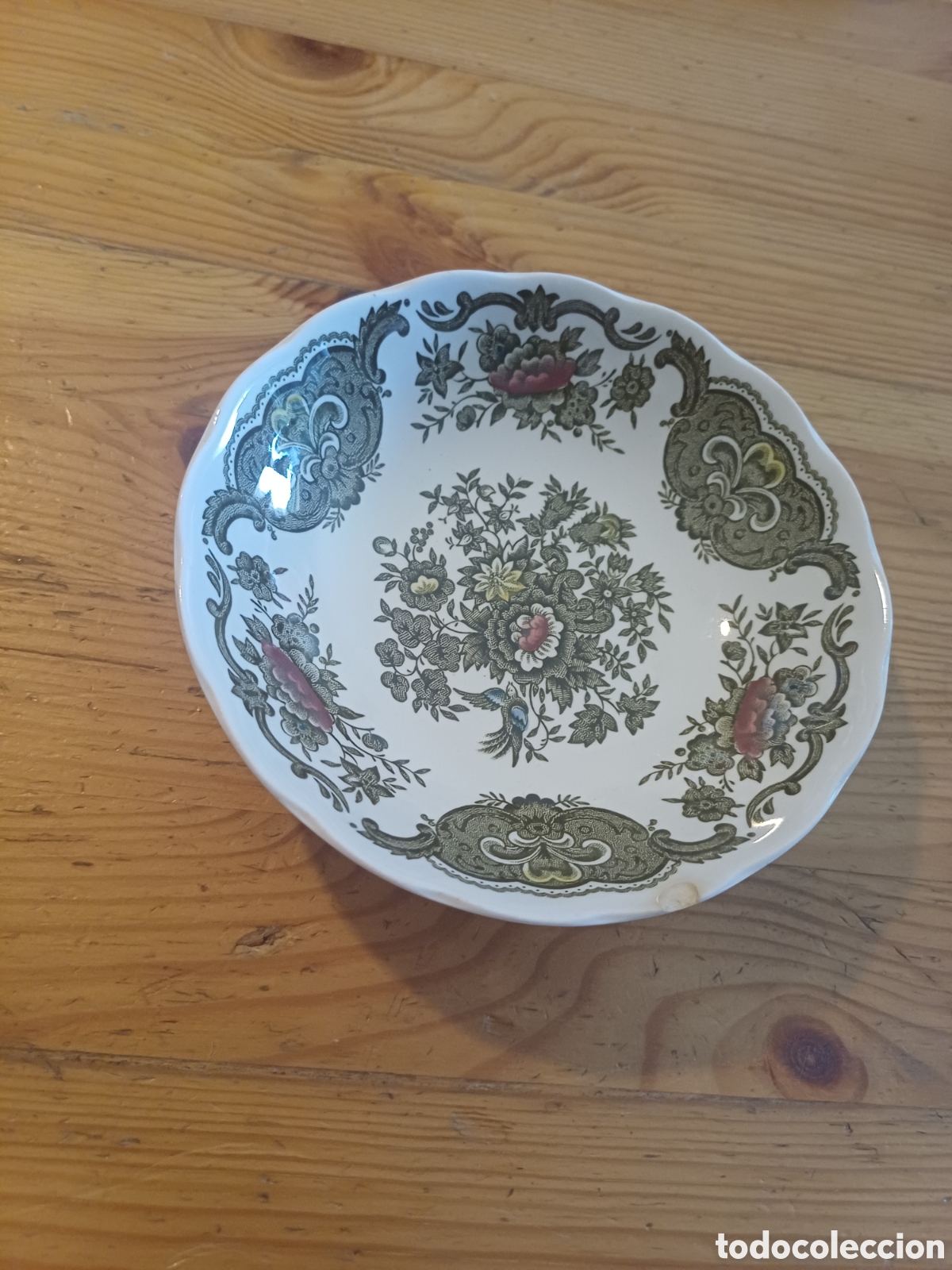 Antig&uuml;edades: Plato bowl porcelana inglesa Ridgway Staffordshire England Windsor