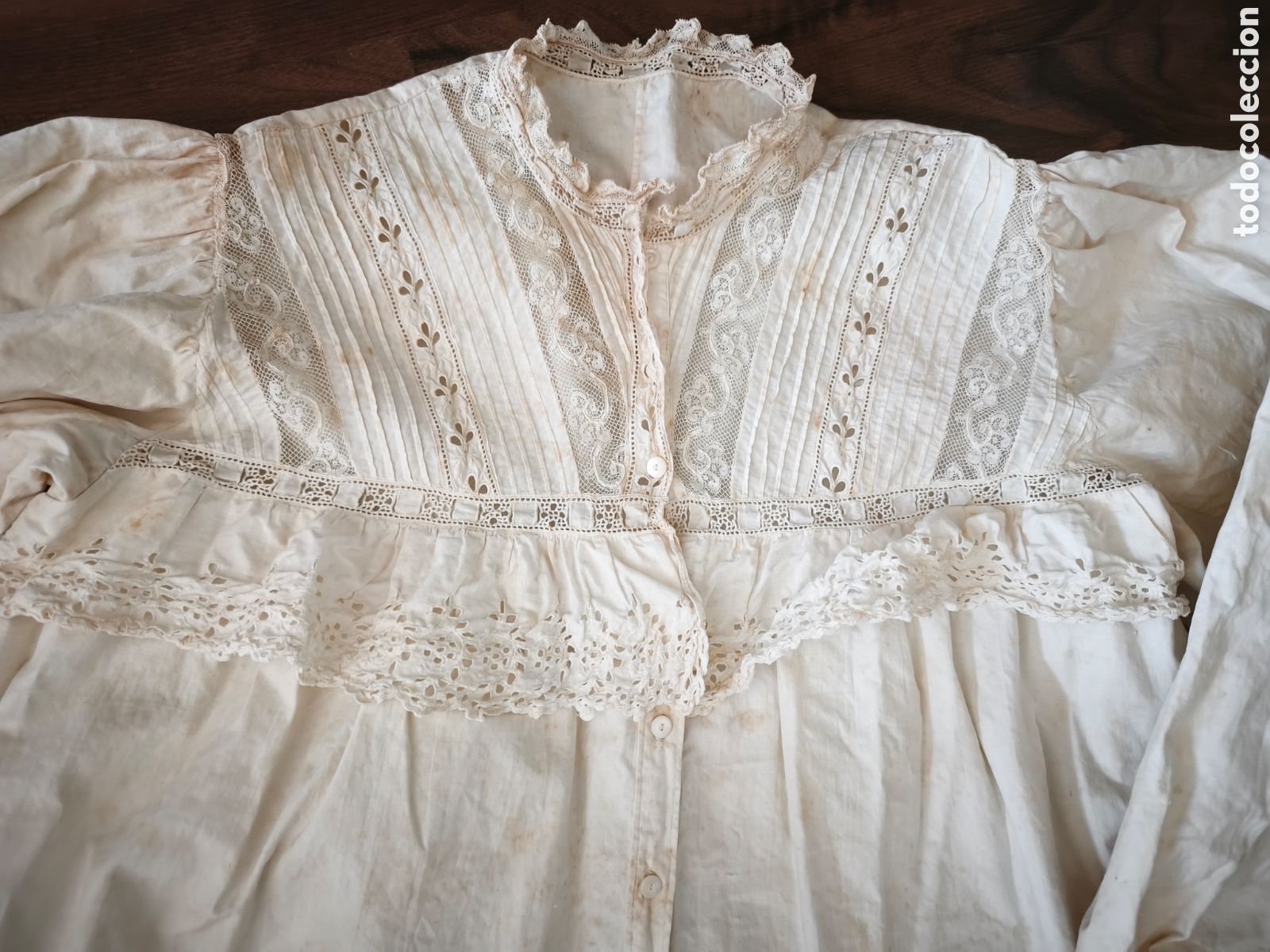 Antig&uuml;edades: ANTIGUA CAMISA INDUMENTARIA REGIONAL
