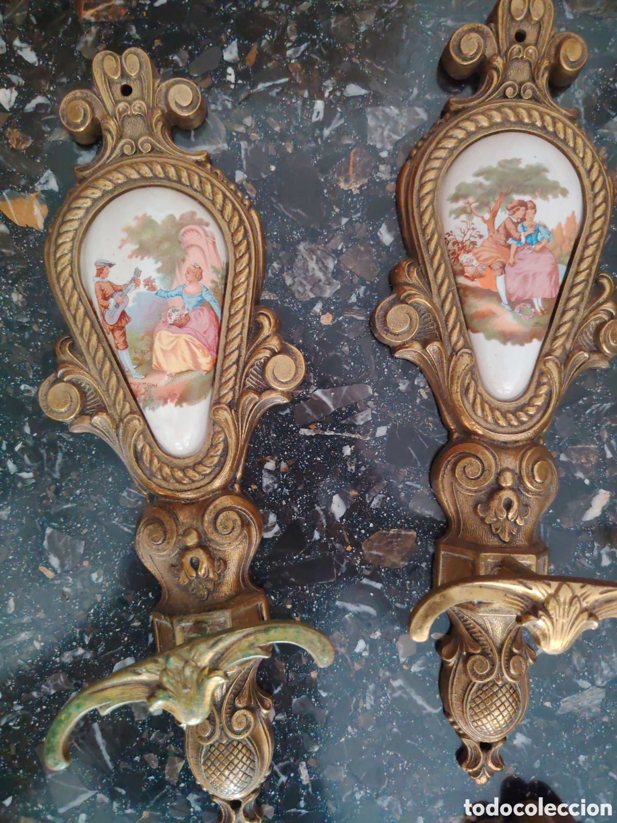 Antig&uuml;edades: Accesorios antiguos de bronce - Foto 5