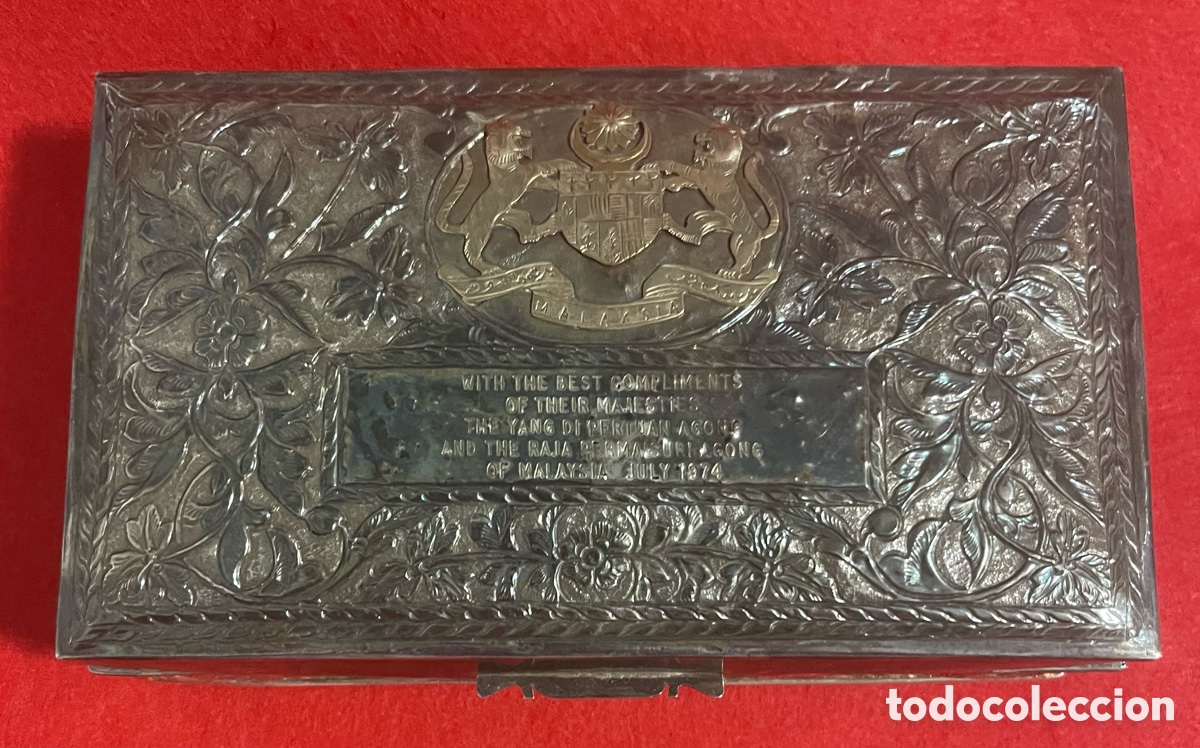 Antig&uuml;edades: Magn&iacute;fica Caja, en plata de ley, datada y fechada. - Foto 3