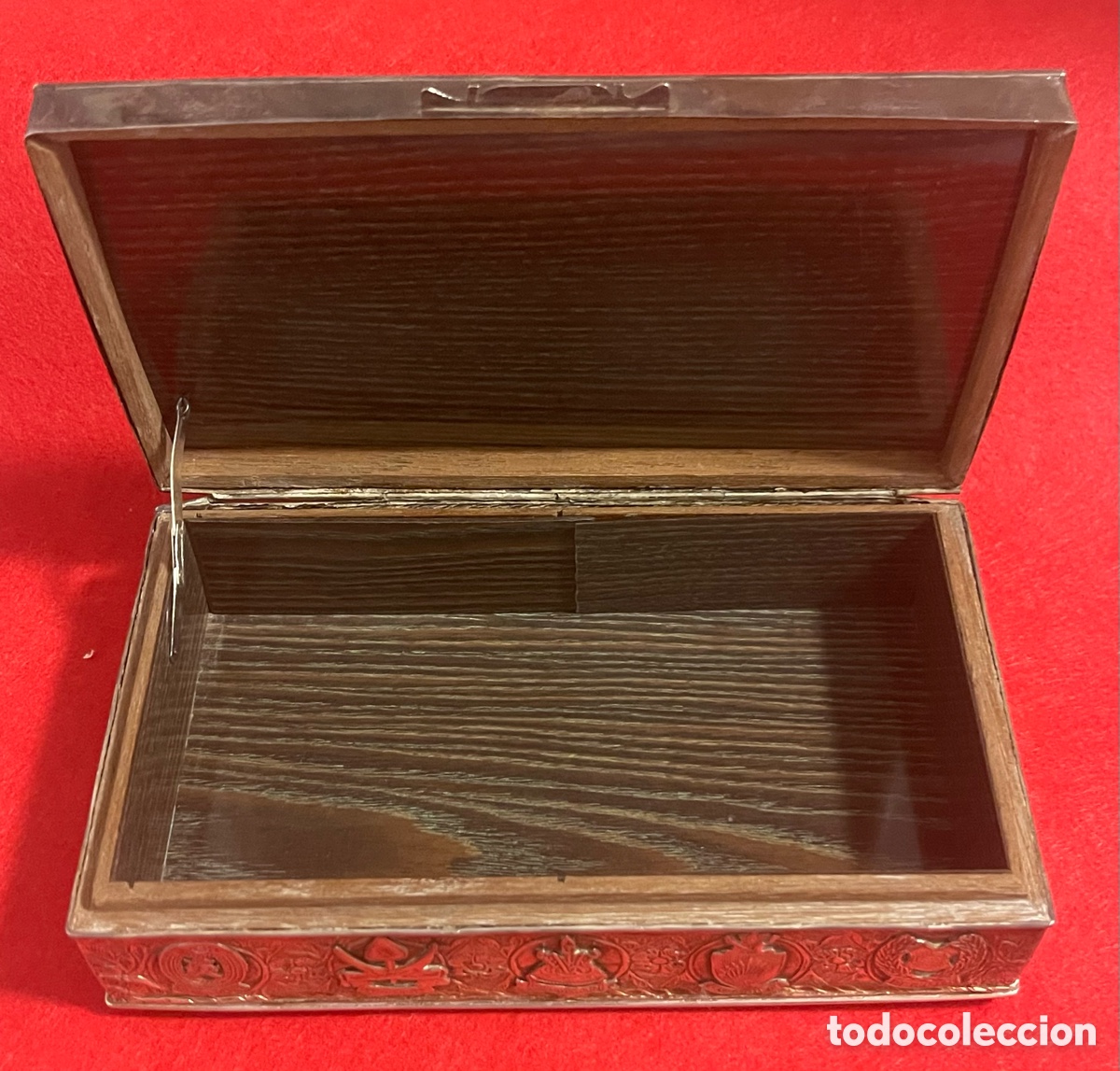 Antig&uuml;edades: Magn&iacute;fica Caja, en plata de ley, datada y fechada. - Foto 7