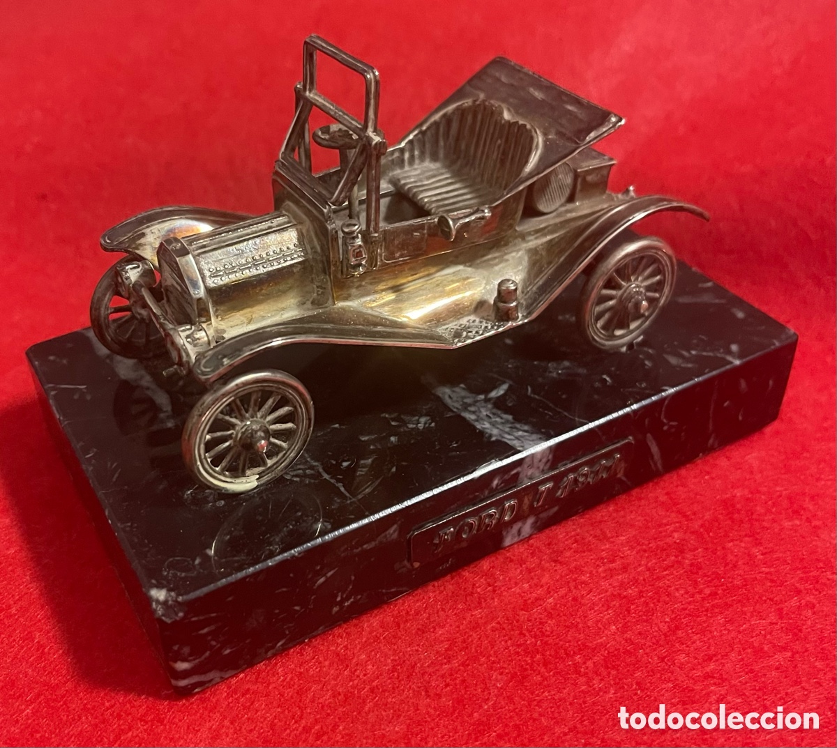 Antig&uuml;edades: Precioso coche Ford T. 1911 en plata de ley contrastada.