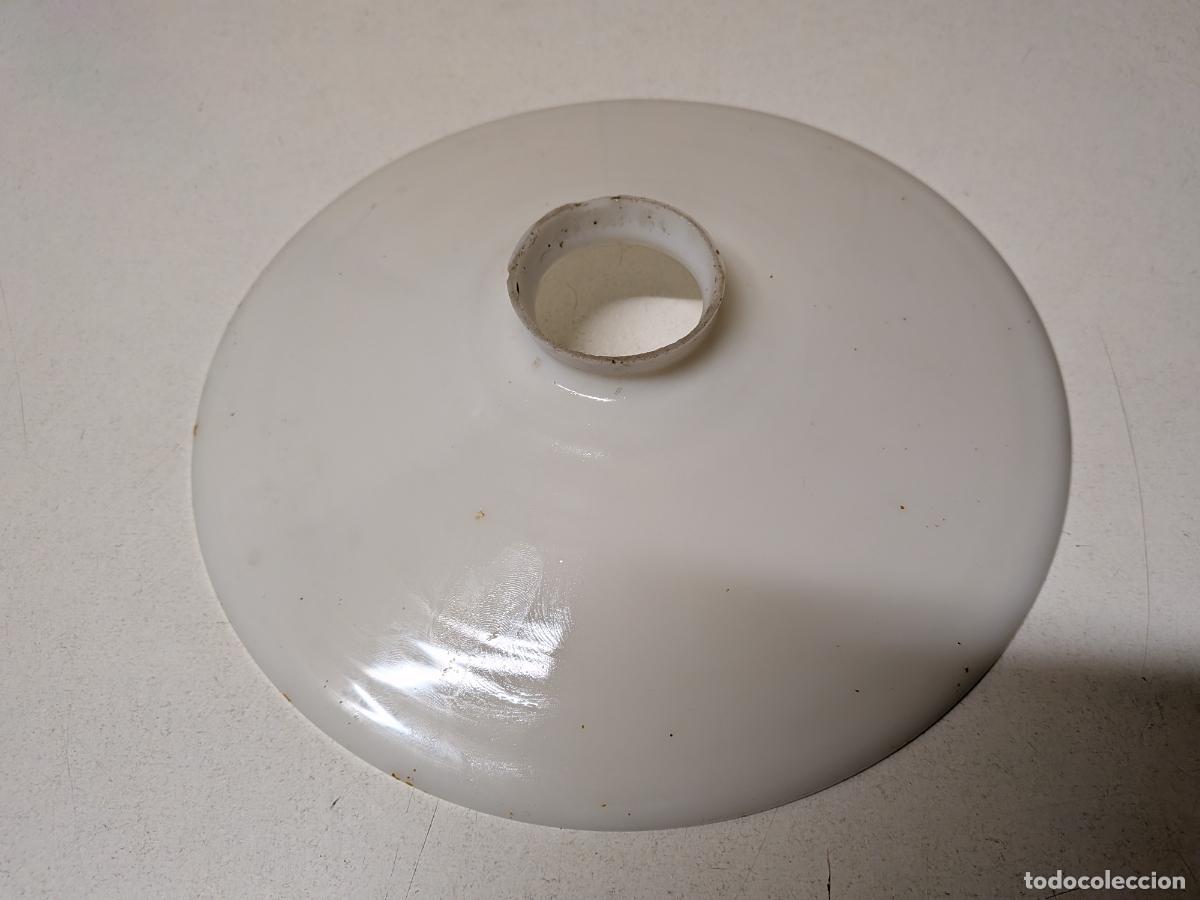 Antig&uuml;edades: ANTIGUA TULIPA DE OPALINA 25.5CM