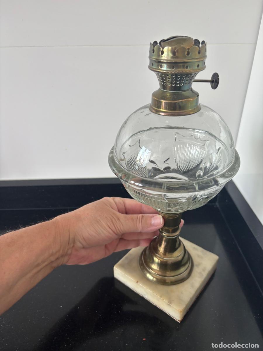 Antig&uuml;edades: L&aacute;mpara aceite 1860 a 1880 Schwintzer & Gr&auml;ff, - Foto 4