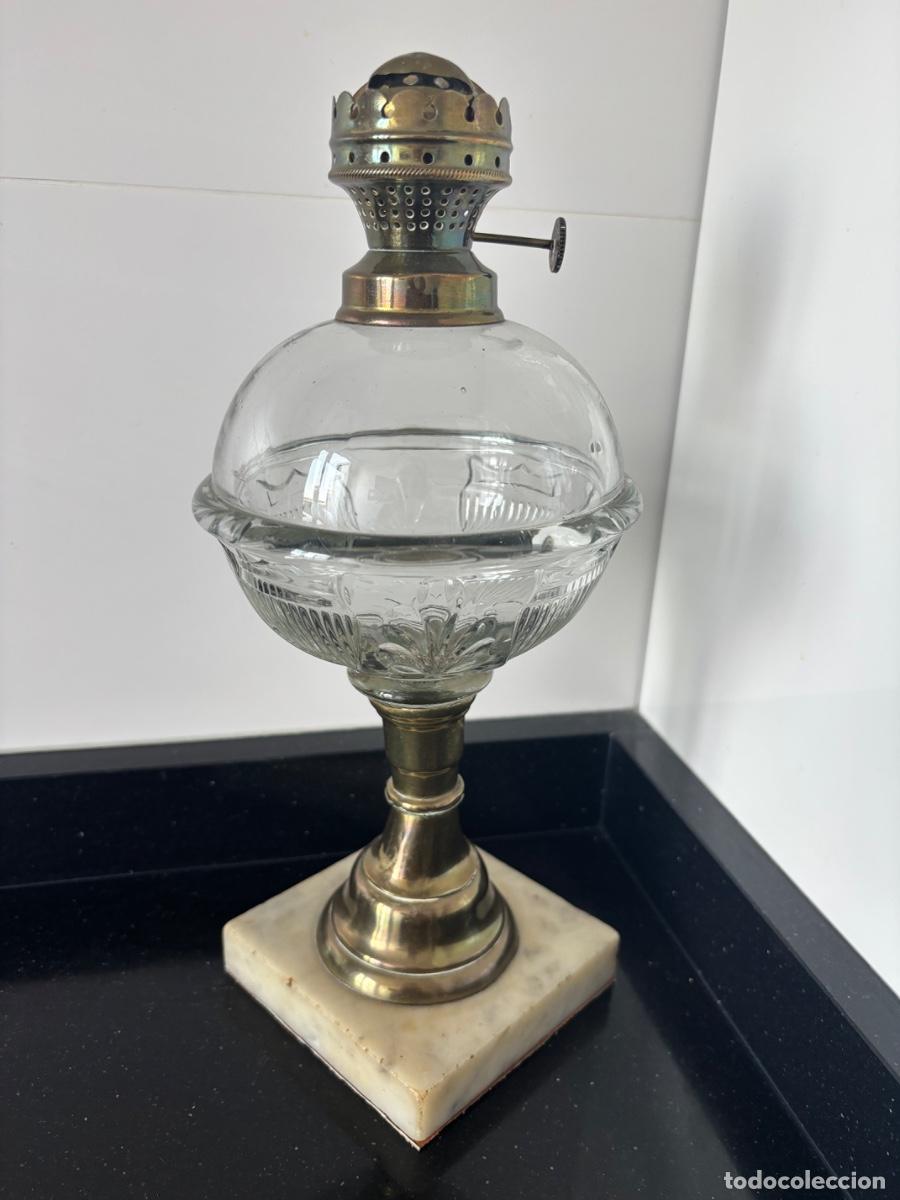 Antig&uuml;edades: L&aacute;mpara aceite 1860 a 1880 Schwintzer & Gr&auml;ff, - Foto 5