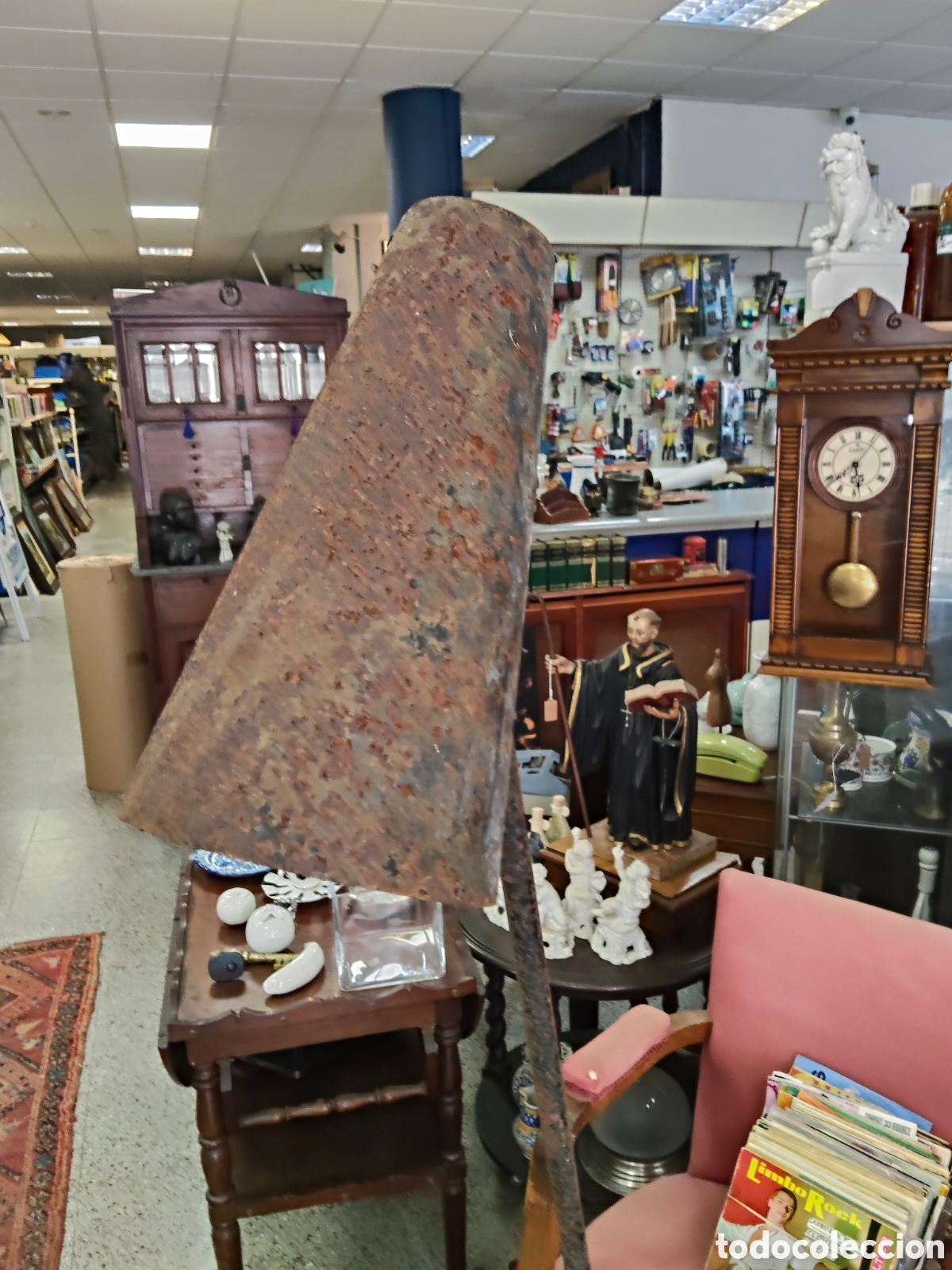 Antig&uuml;edades: L&aacute;mpara de chimenea vintage - Foto 4