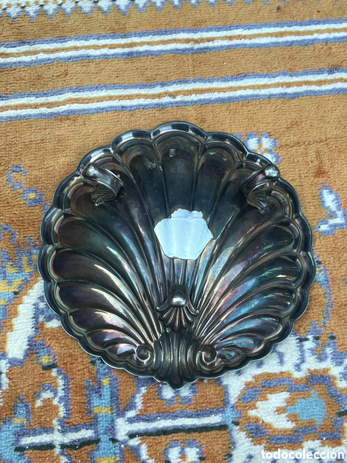 Antig&uuml;edades: Concha bautismal PLATA DE LEY - Foto 3