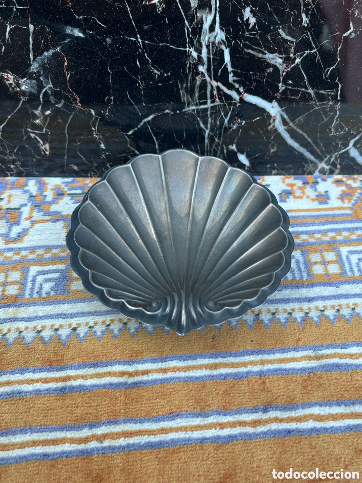 Antig&uuml;edades: Concha bautismal PLATA DE LEY - Foto 6
