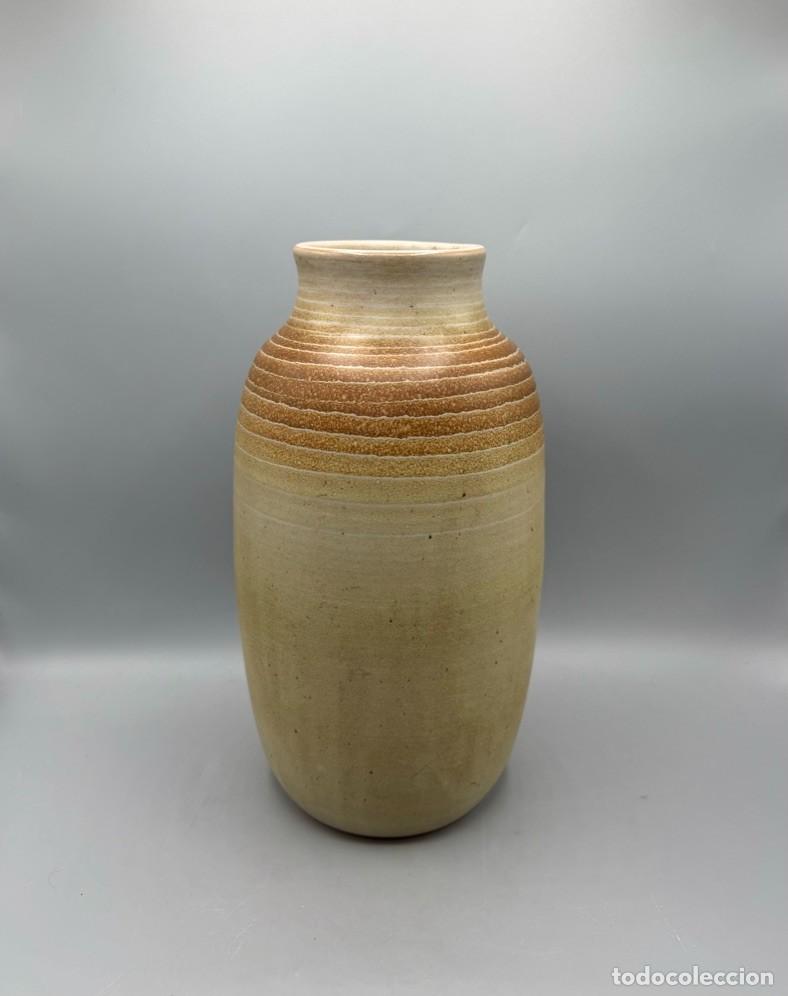 Antig&uuml;edades: GRAN JARRON JORDI AGUADE I CLOS CERAMICA VINTAGE ANTIGUA FLORERO CATALANA ARTE POPULAR DECORACION