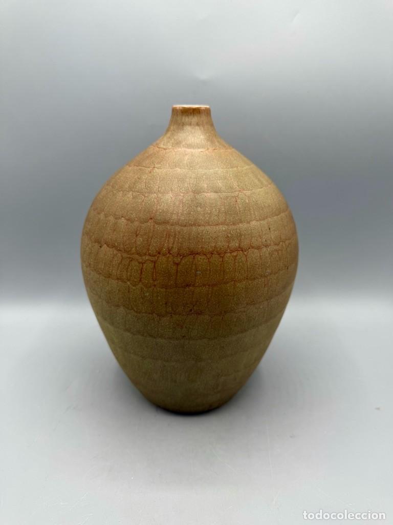 Antig&uuml;edades: JORDI AGUADE I CLOS BONITO JARRON CERAMICA VINTAGE ANTIGUA FLORERO CATALANA ARTE POPULAR DECORACION