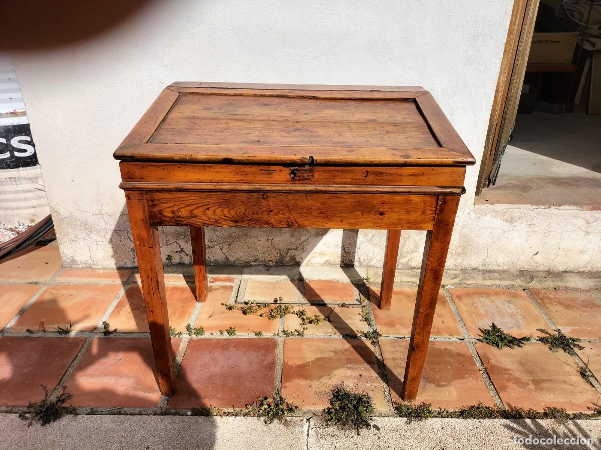 Antig&uuml;edades: Pupitre escolar antiguo - Foto 3