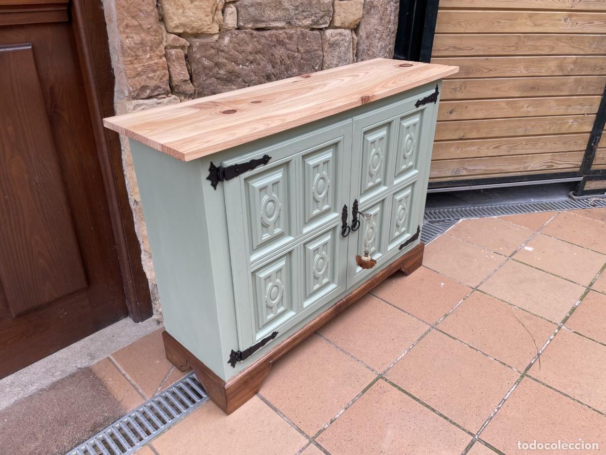 Antig&uuml;edades: Mueble recibidor taquillon restaurado - Foto 2