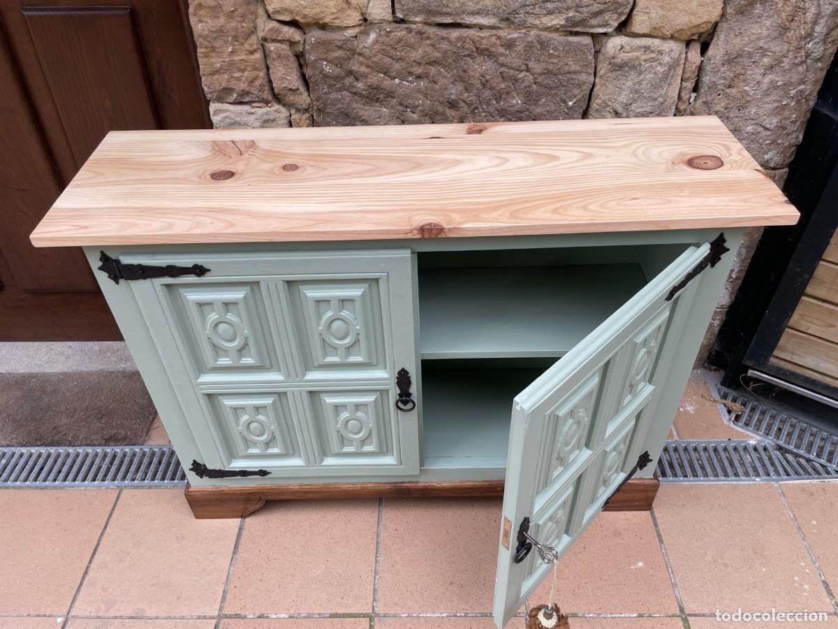 Antig&uuml;edades: Mueble recibidor taquillon restaurado - Foto 3