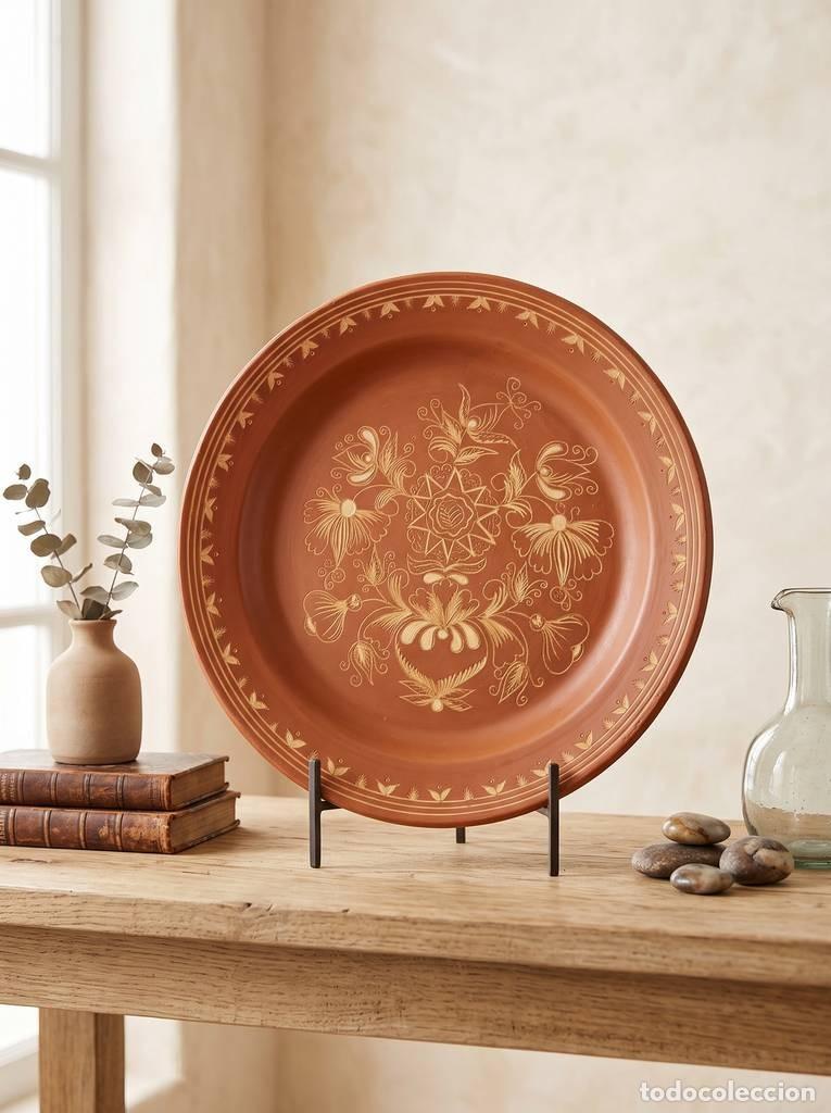 Antig&uuml;edades: PLATO CER&Aacute;MICO DECORATIVO