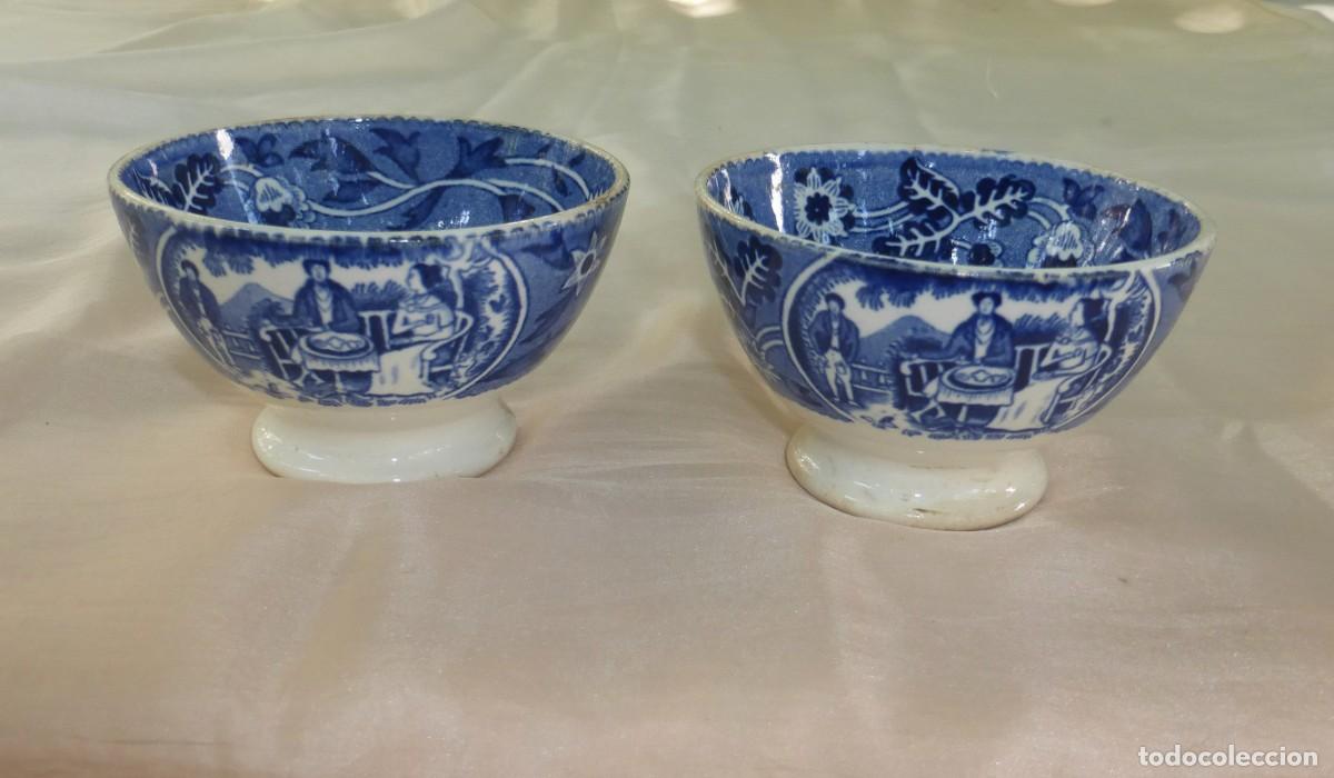 Antig&uuml;edades: ANTIGUOS TAZONES CUENCOS CERAMICA PETRUS REGOUT MAASTRICHT S. XIX TRANSFERWARE DUTCH BOWLS