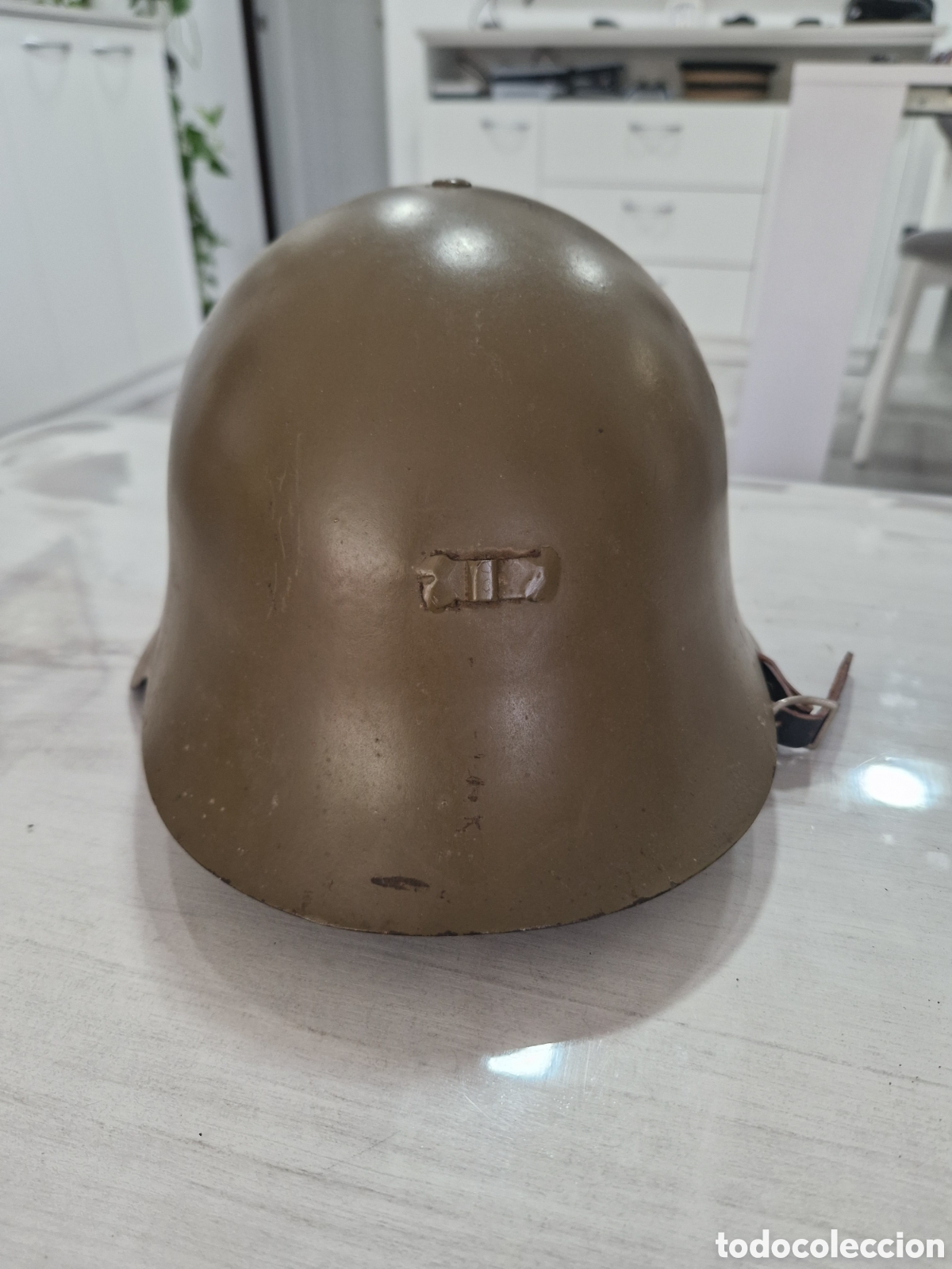 Antig&uuml;edades: Casco espa&ntilde;ol modelo haza&ntilde;a