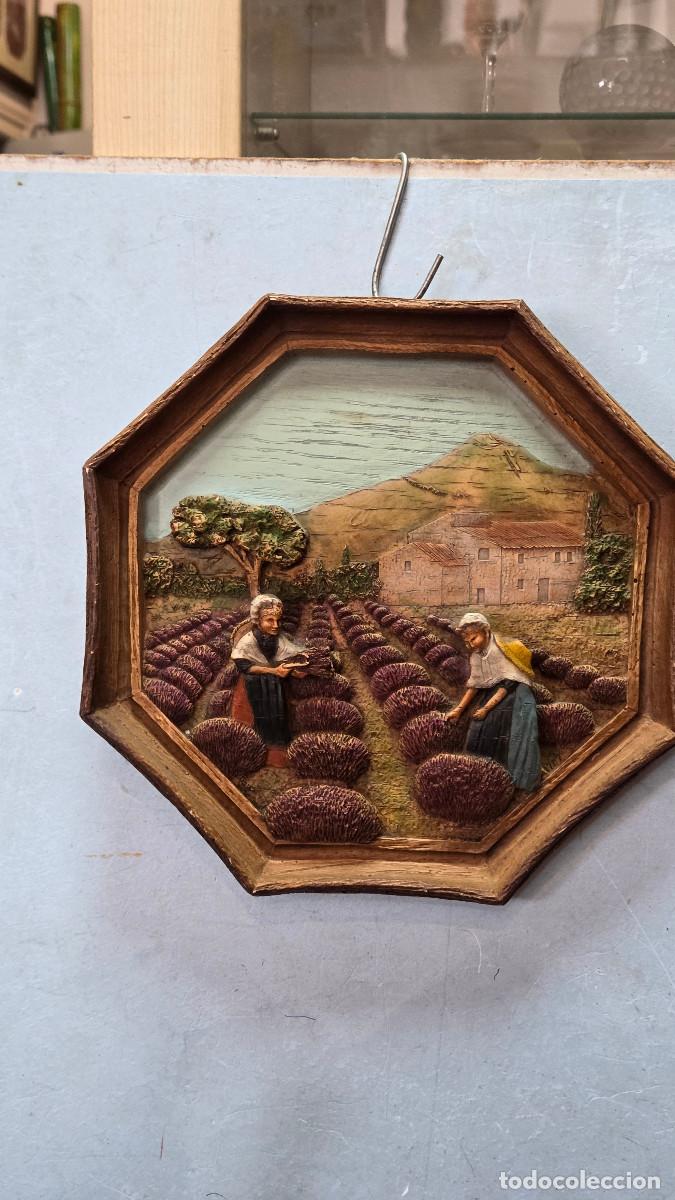 Antig&uuml;edades: plato decorativo hexagonal