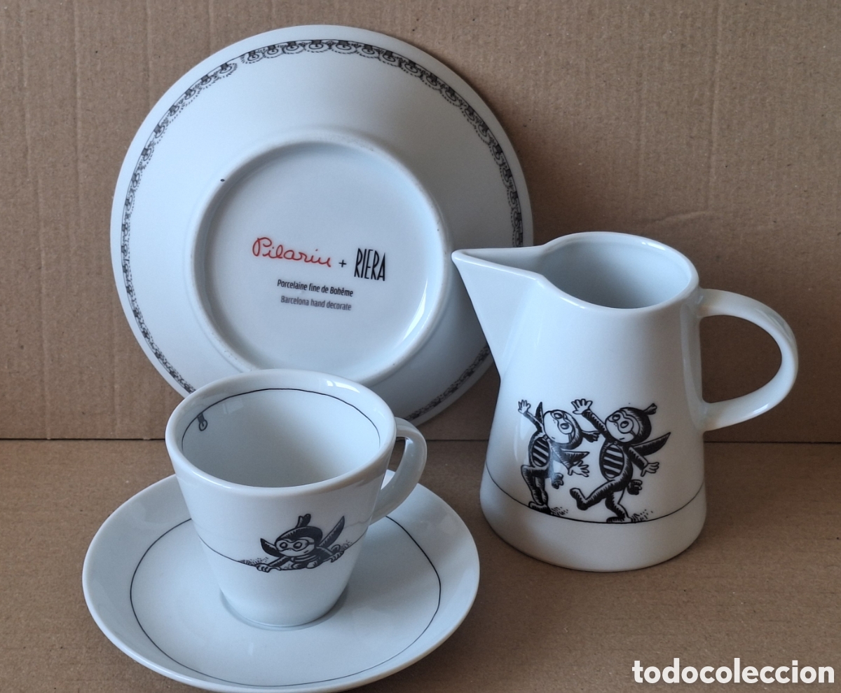 Antiques: Set Porcelana Pilar&iacute;n Bay&eacute;s x Riera - Colecci&oacute;n Fina de Boh&ecirc;me (4 piezas)