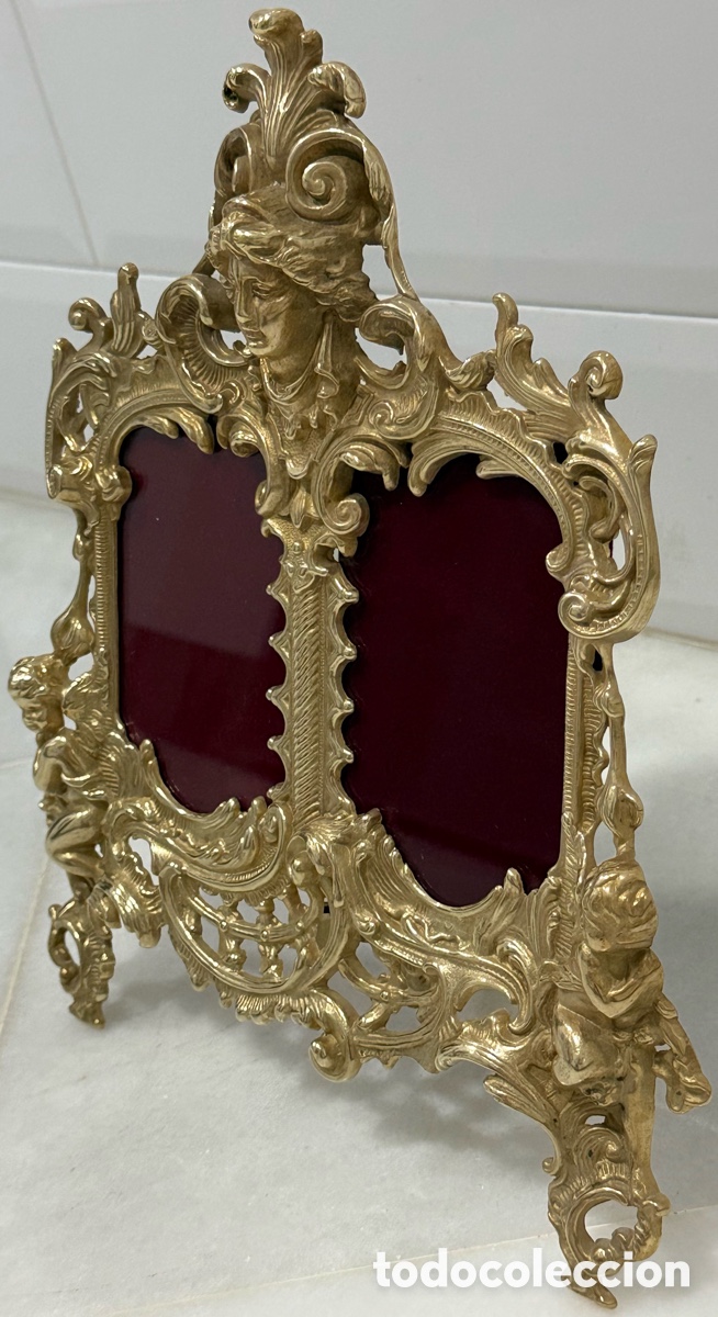 Antig&uuml;edades: ANTIGUO MARCO FRANC&Eacute;S NAPOLE&Oacute;N BRONCE - Foto 8