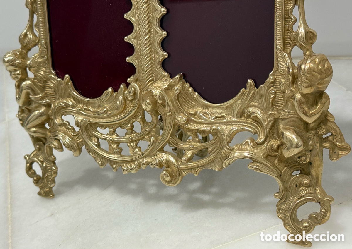 Antig&uuml;edades: ANTIGUO MARCO FRANC&Eacute;S NAPOLE&Oacute;N BRONCE - Foto 9