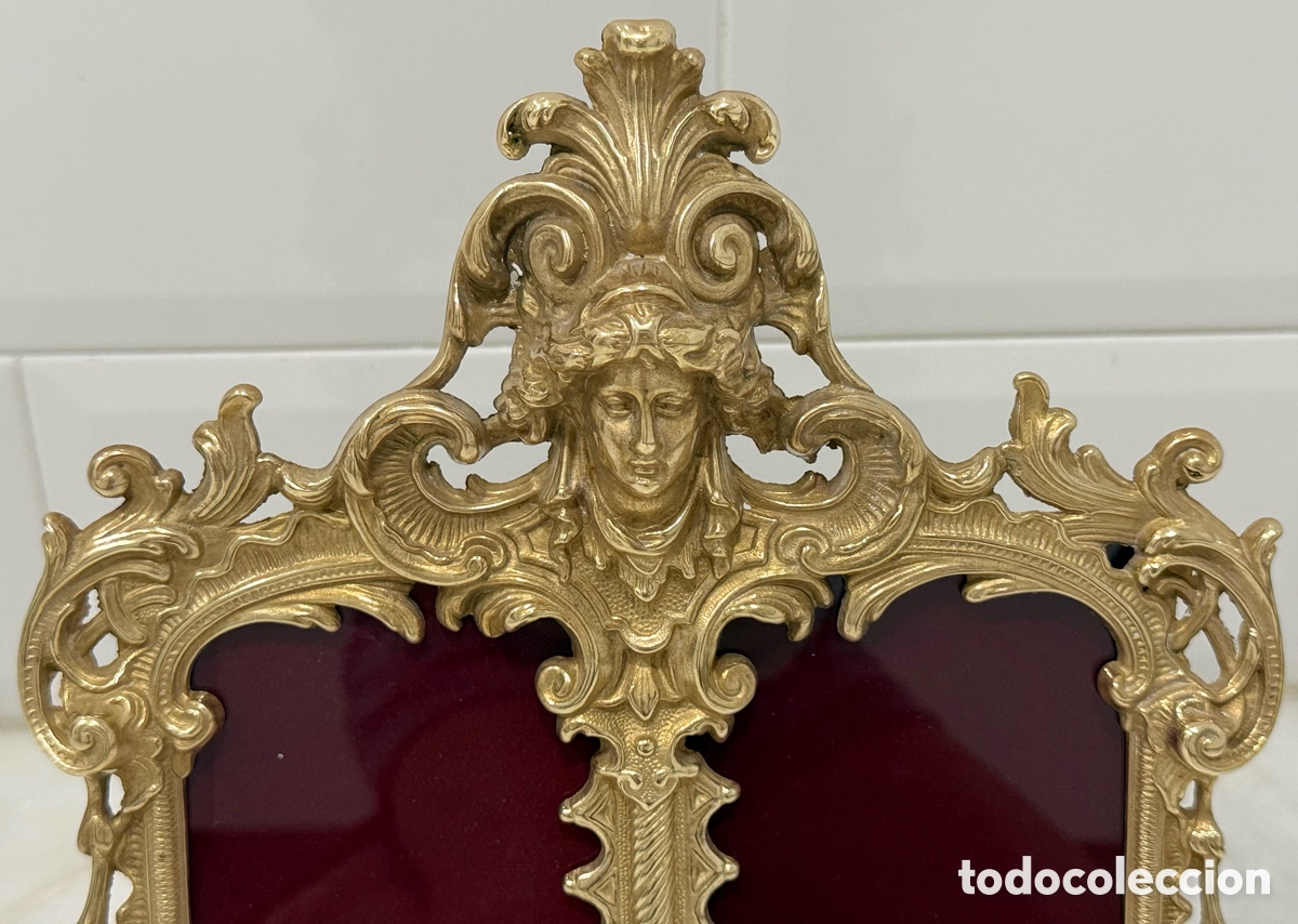 Antig&uuml;edades: ANTIGUO MARCO FRANC&Eacute;S NAPOLE&Oacute;N BRONCE - Foto 10