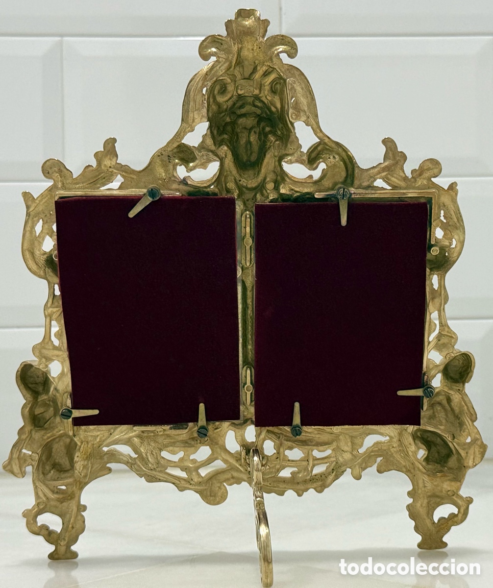 Antig&uuml;edades: ANTIGUO MARCO FRANC&Eacute;S NAPOLE&Oacute;N BRONCE - Foto 15