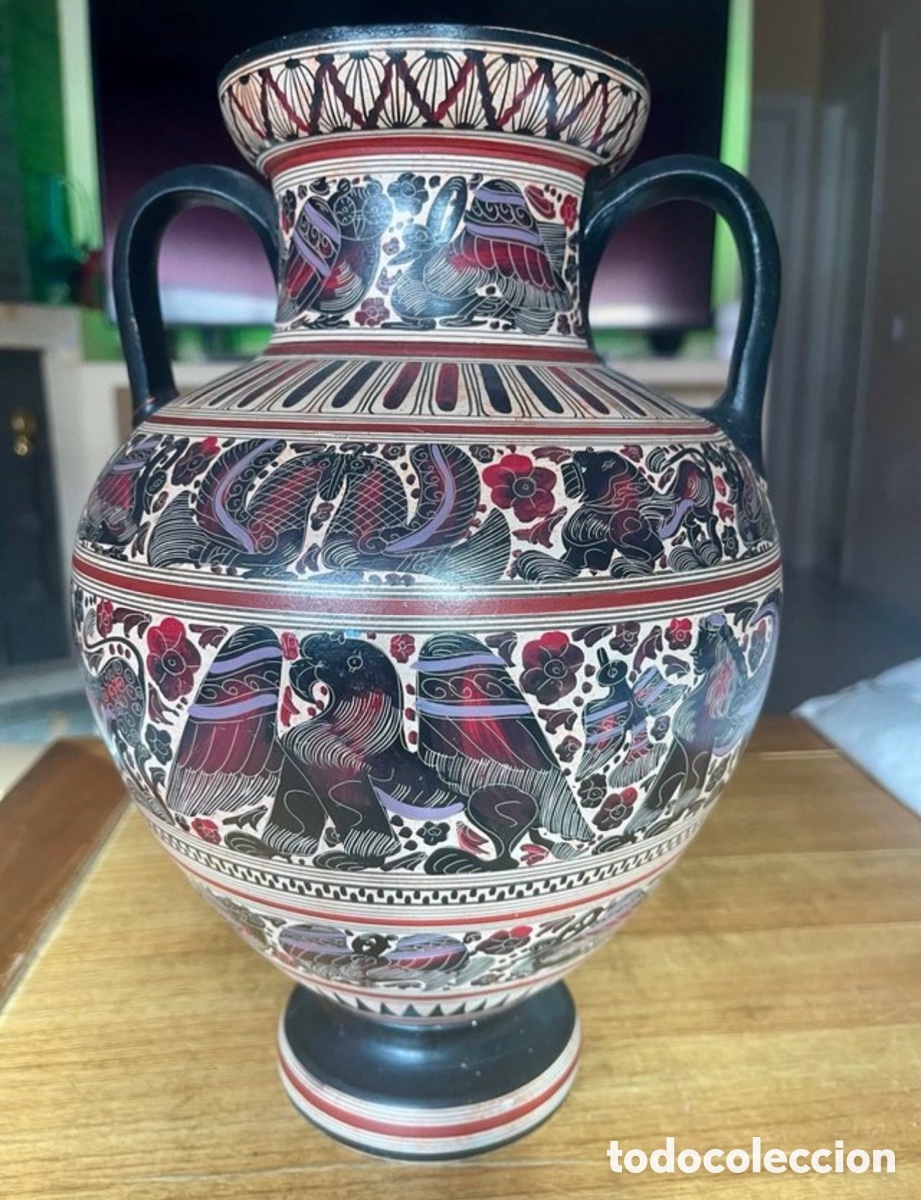 Antig&uuml;edades: Jarr&oacute;n griego artesanal corintio 625 BC sellado