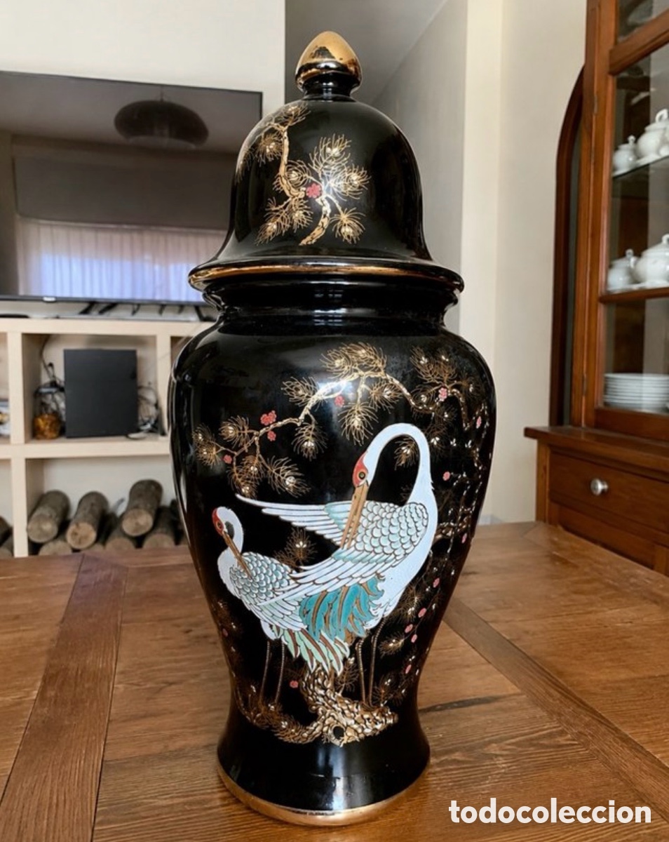 Antig&uuml;edades: Jarr&oacute;n italiano con tapa D&eacute;cor Exclusiv 30 cm