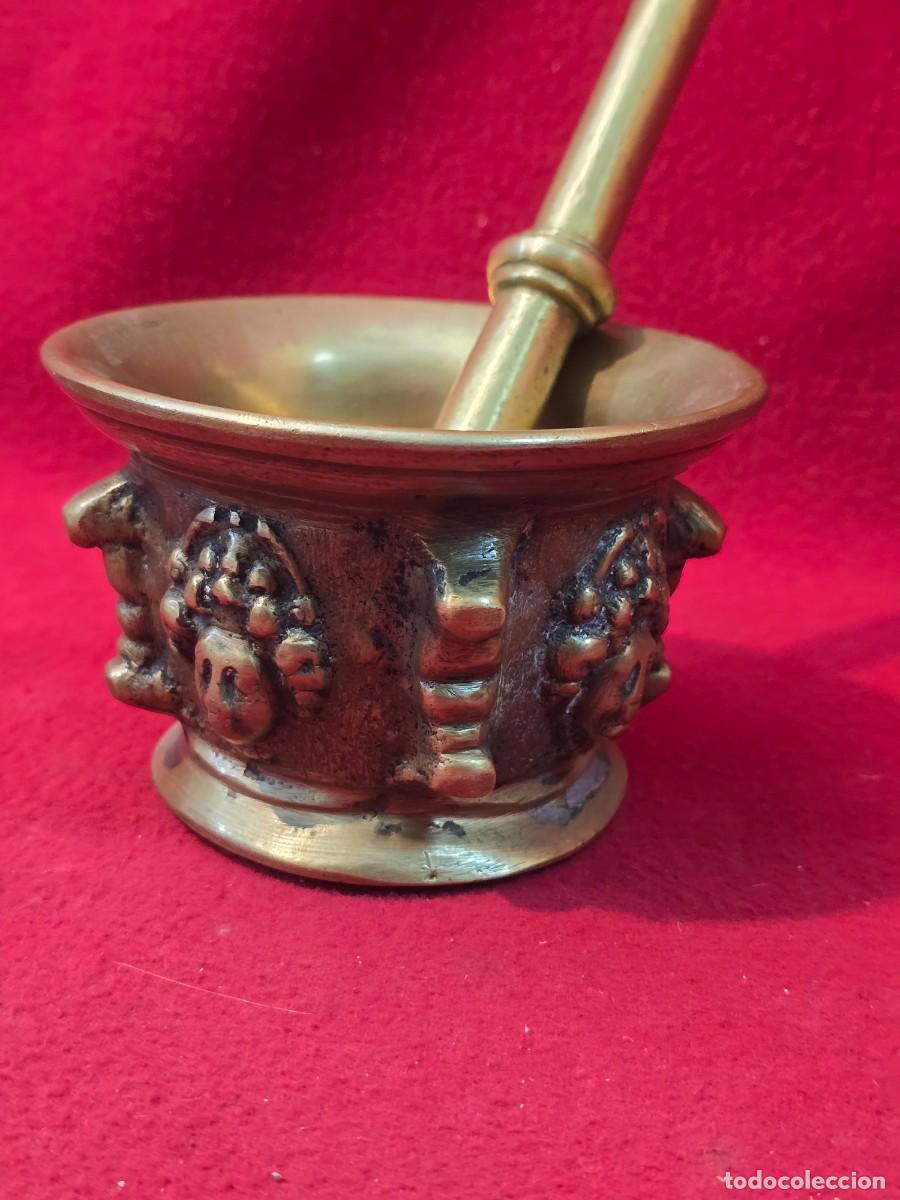 Antig&uuml;edades: ALMERIZ, MORTERO DE BRONCE ANTIGUO