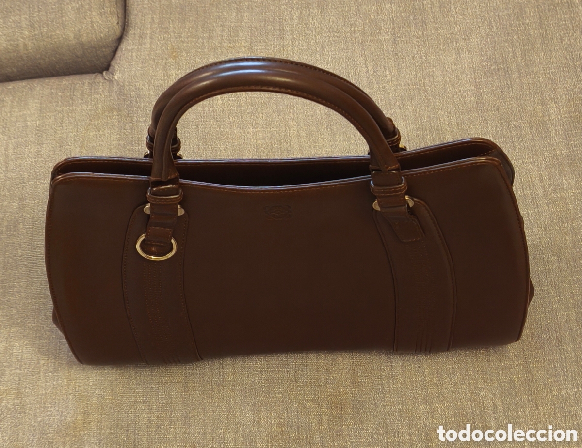 Antig&uuml;edades: Bolso Loewe vintage en perfecto estado