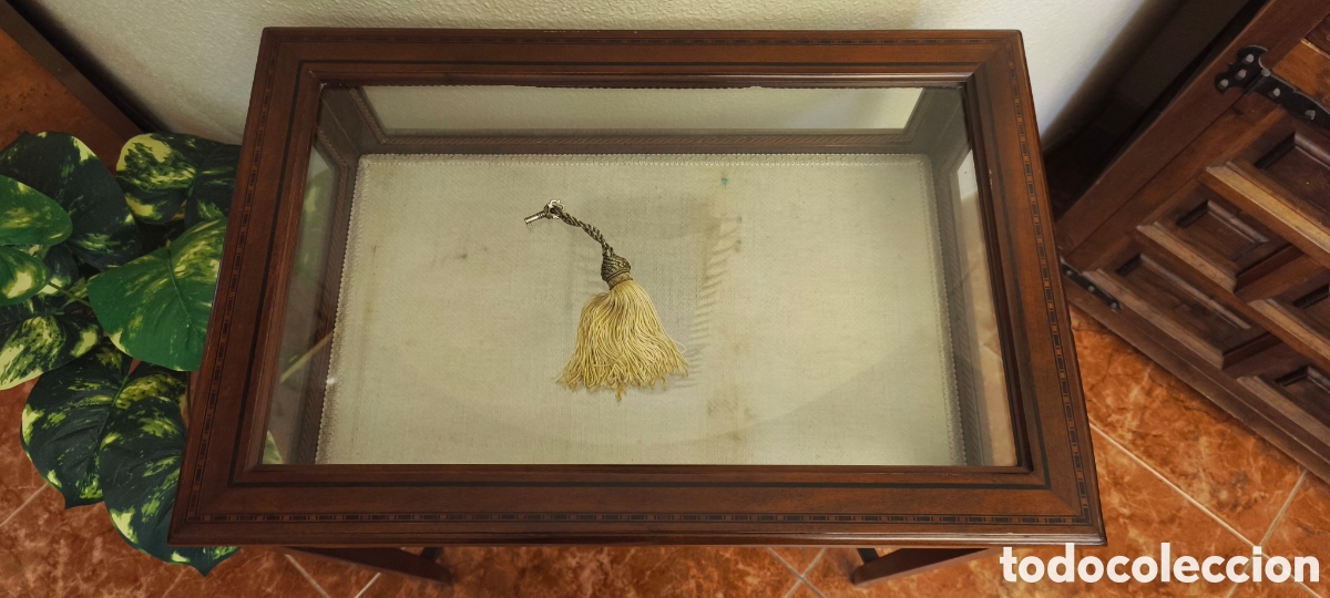 Antig&uuml;edades: Mesa vitrina vintage para exposiciones - Foto 5