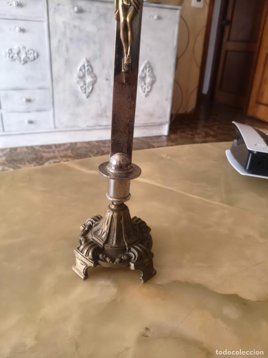 Antig&uuml;edades: CRUCIFIJO ANTIGUO EN BRONCE - Foto 3