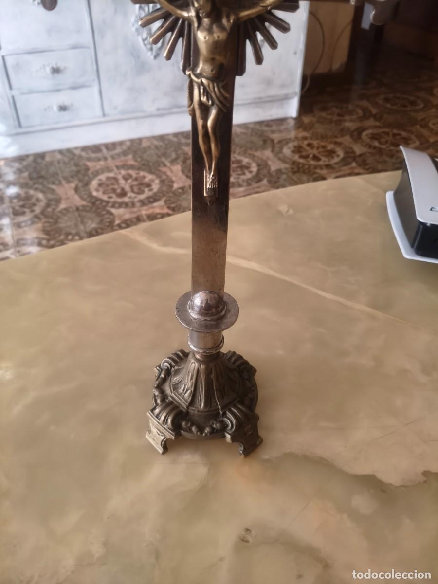 Antig&uuml;edades: CRUCIFIJO ANTIGUO EN BRONCE - Foto 10