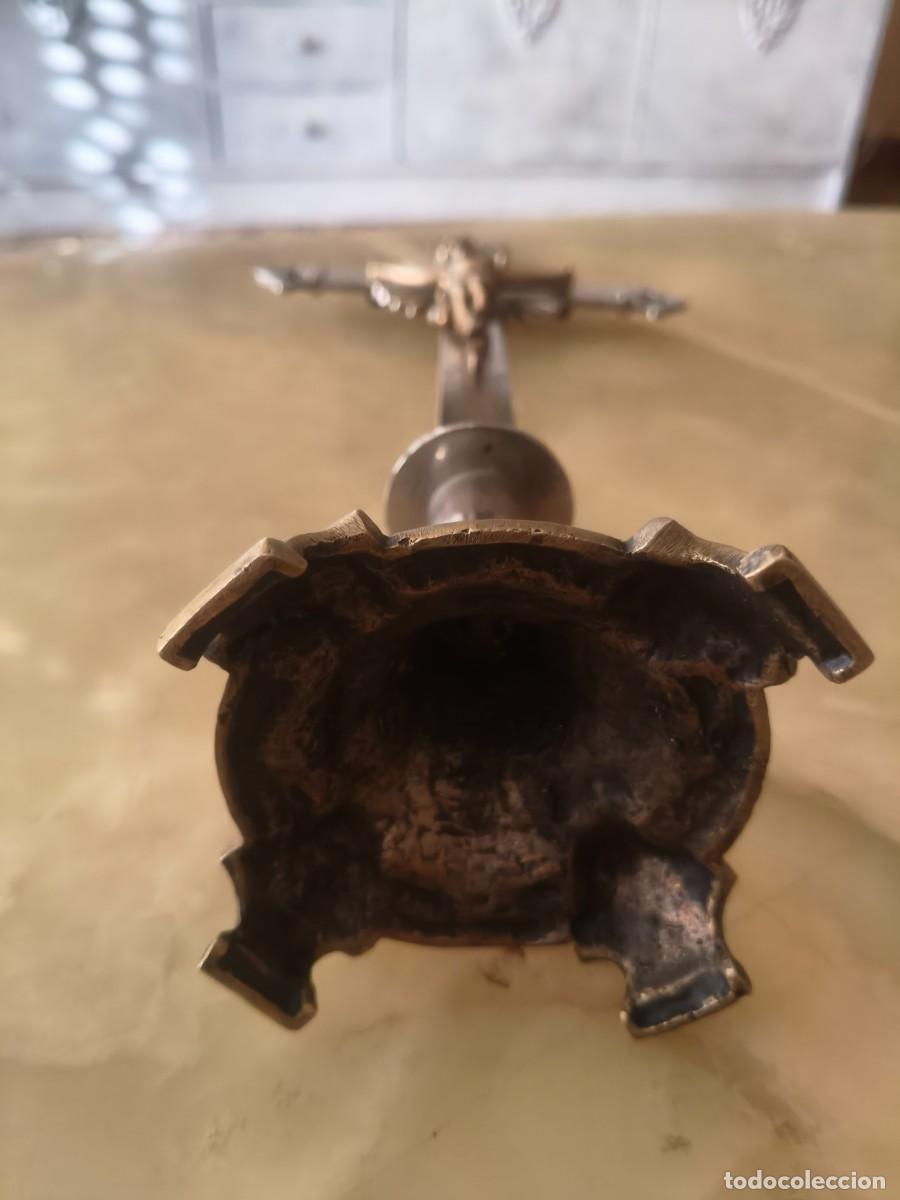Antig&uuml;edades: CRUCIFIJO ANTIGUO EN BRONCE - Foto 12