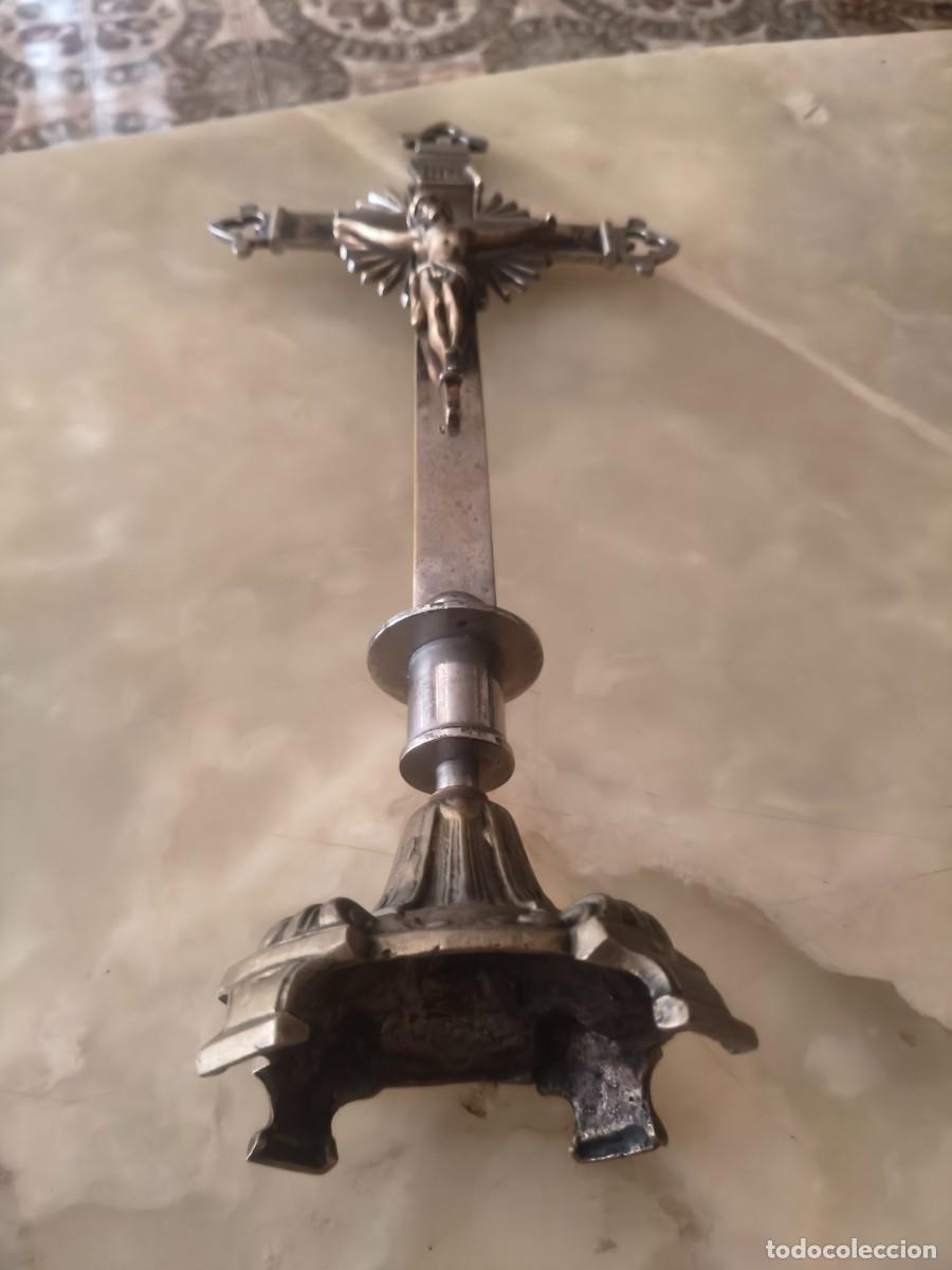 Antig&uuml;edades: CRUCIFIJO ANTIGUO EN BRONCE - Foto 15